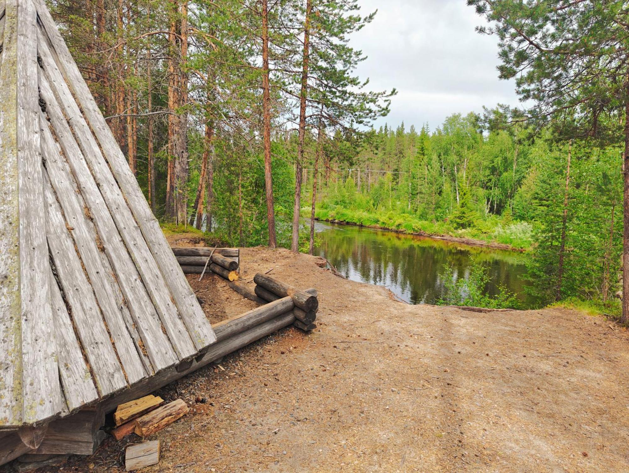 Lapland Riverside, Landscape Cabin, Kuukkeli 6, Yllaes, Tiny Home With Sauna, Fireplace, Terrace, Bbq, Wifi, Ski, Fishing, Pets Ok Äkäslompolo エクステリア 写真