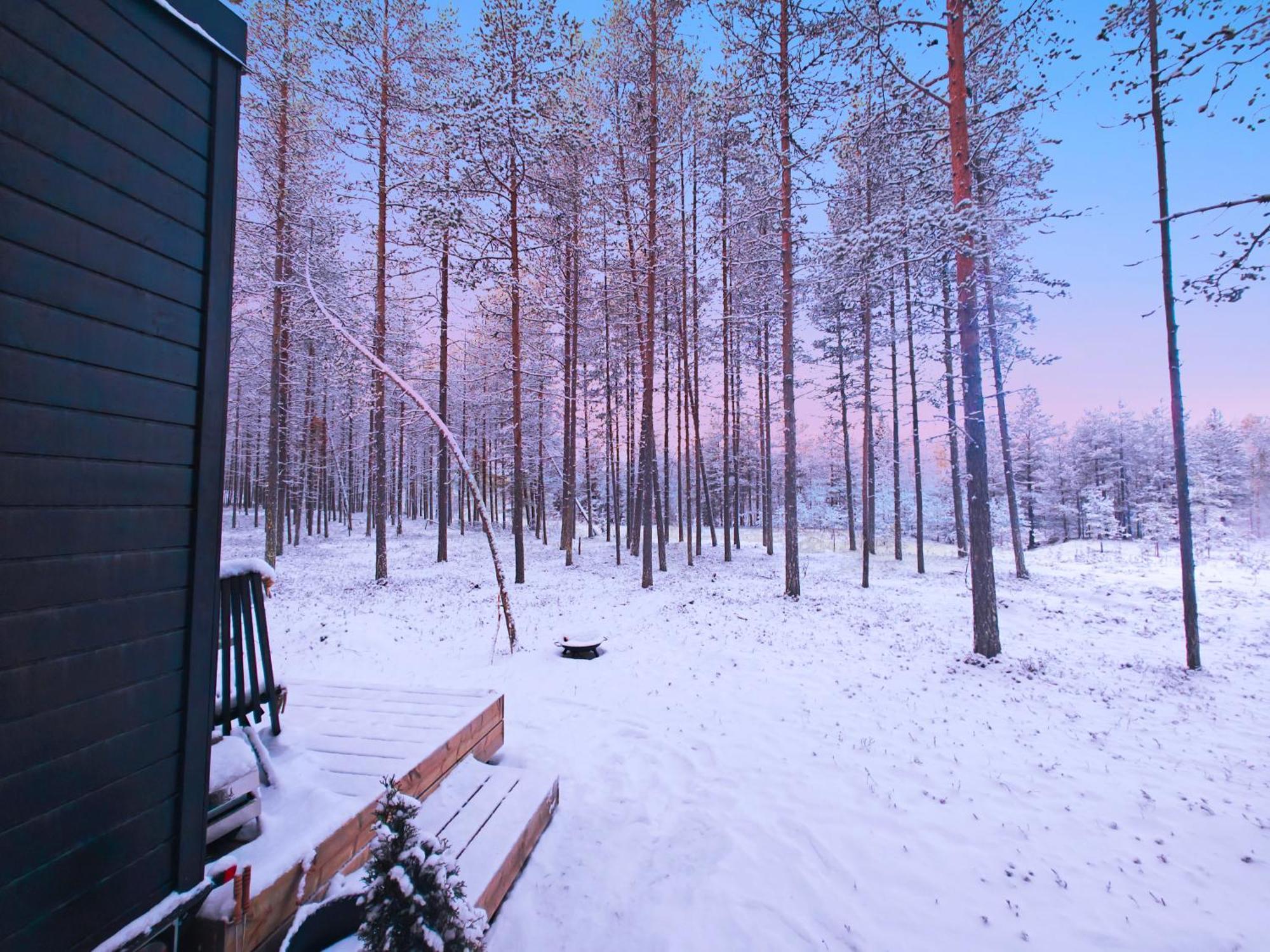 Lapland Riverside, Landscape Cabin, Kuukkeli 6, Yllaes, Tiny Home With Sauna, Fireplace, Terrace, Bbq, Wifi, Ski, Fishing, Pets Ok Äkäslompolo エクステリア 写真