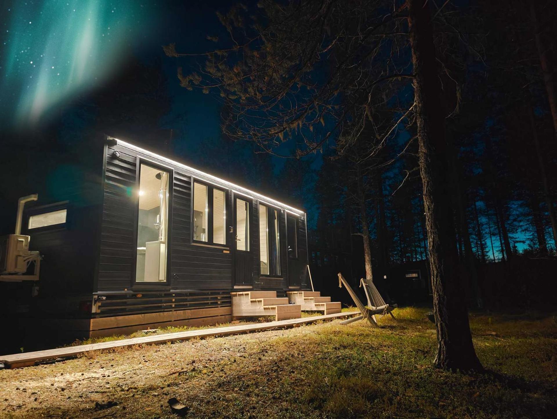 Lapland Riverside, Landscape Cabin, Kuukkeli 6, Yllaes, Tiny Home With Sauna, Fireplace, Terrace, Bbq, Wifi, Ski, Fishing, Pets Ok Äkäslompolo エクステリア 写真